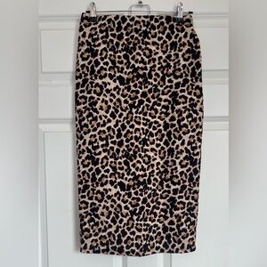ZARA animal print tube skirt